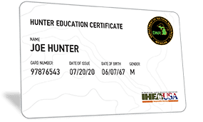 Michigan hunter education certificate