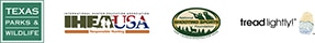 TPWD, IHEA, NSSF and Tread Lightly logos